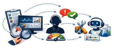 Testing & Fine-Tuning vom KI-Telefonassistent